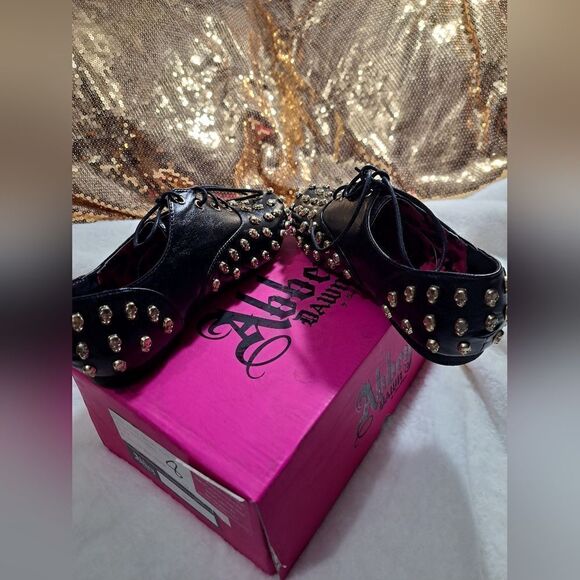 NIB Abbey Dawn Tough Crowd Oxford BLACK - Picture 7 of 9